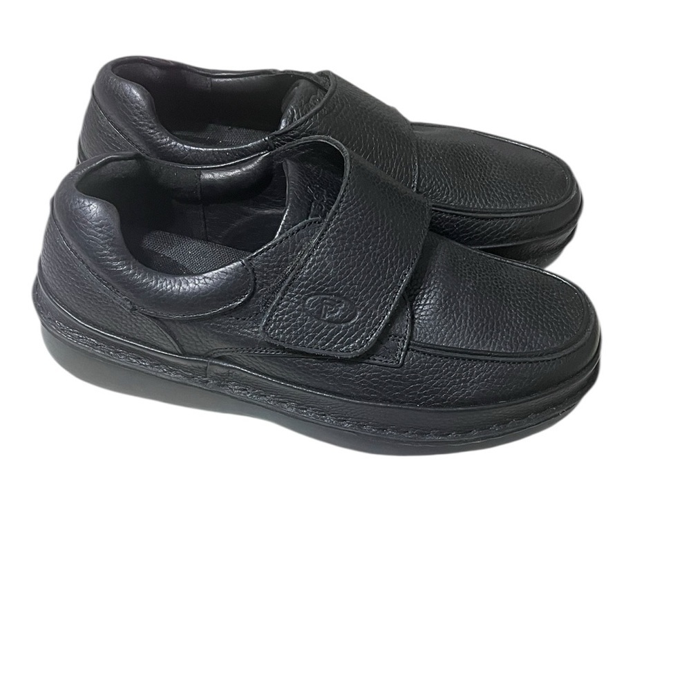 Propet Men's Black Leather Loafers☑️ - Picture 11 of 12